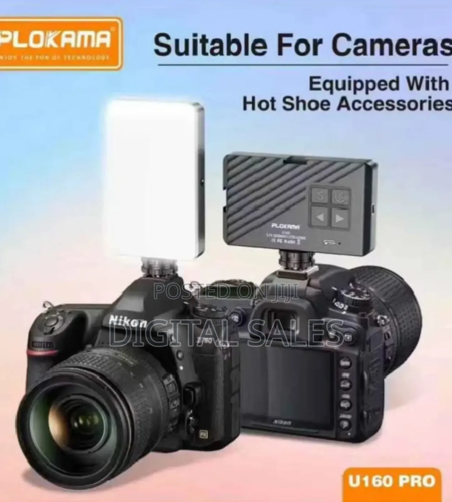 Plokama U160 Pro RGB Led Lighting Video Light, Selfie Light.