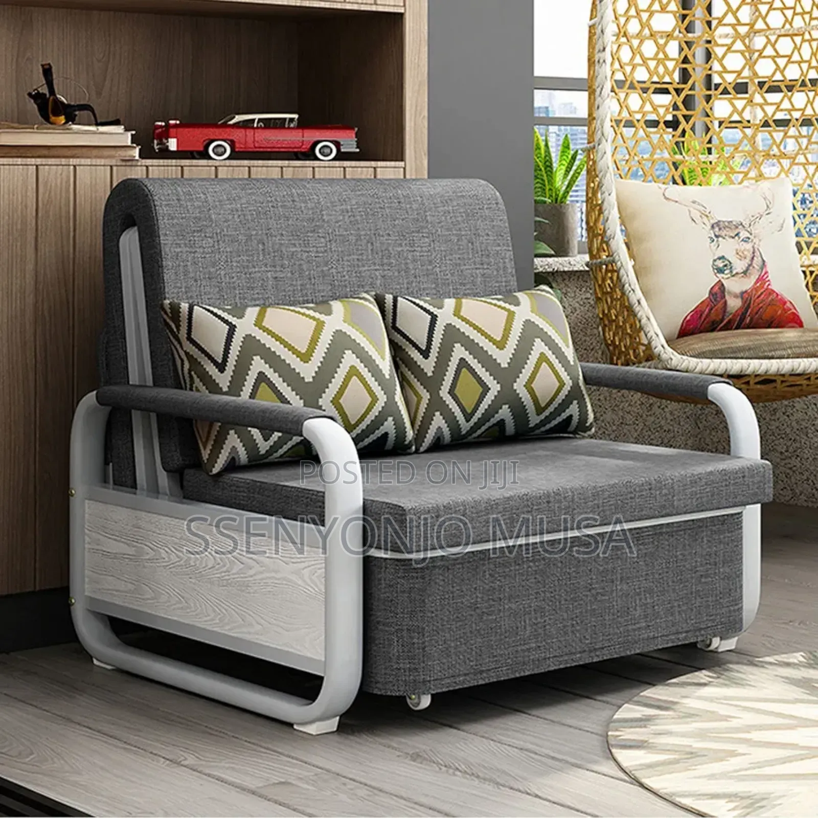 Folding Sofa Bed - 3by6 Convertible Futon Couch Bed for Kids
