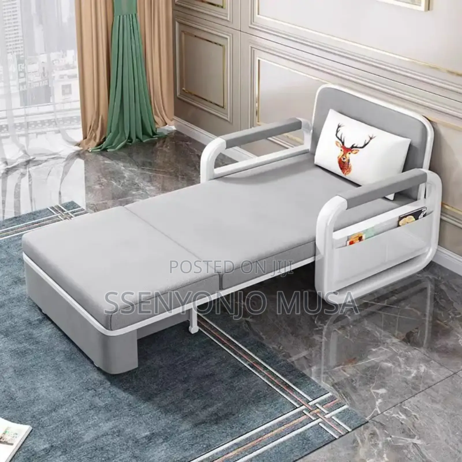 Folding Sofa Bed - 3by6 Convertible Futon Couch Bed for Kids
