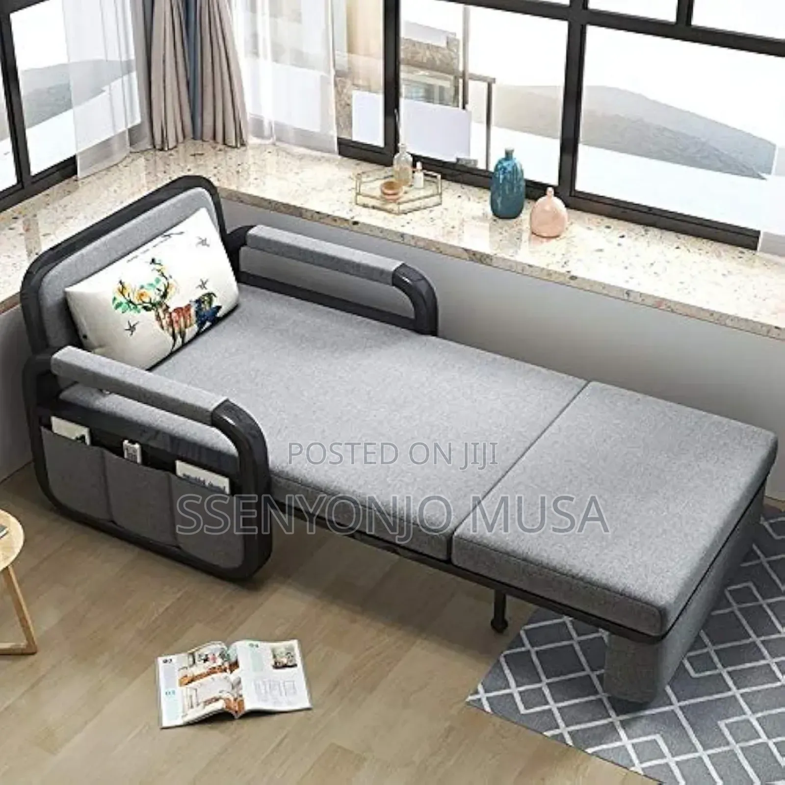 Folding Sofa Bed - 3by6 Convertible Futon Couch Bed for Kids