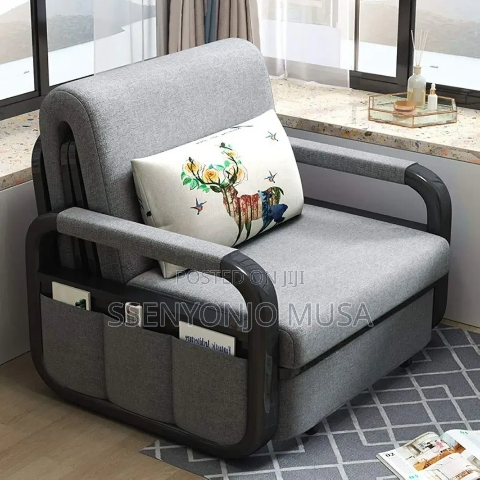 Folding Sofa Bed - 3by6 Convertible Futon Couch Bed for Kids