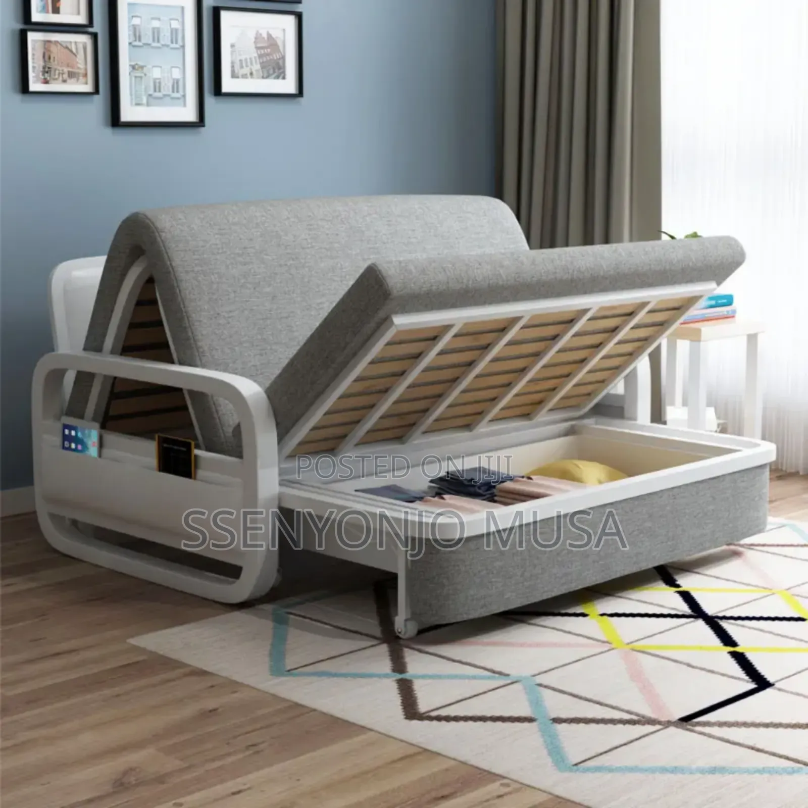 Folding Sofa Bed - 3by6 Convertible Futon Couch Bed for Kids