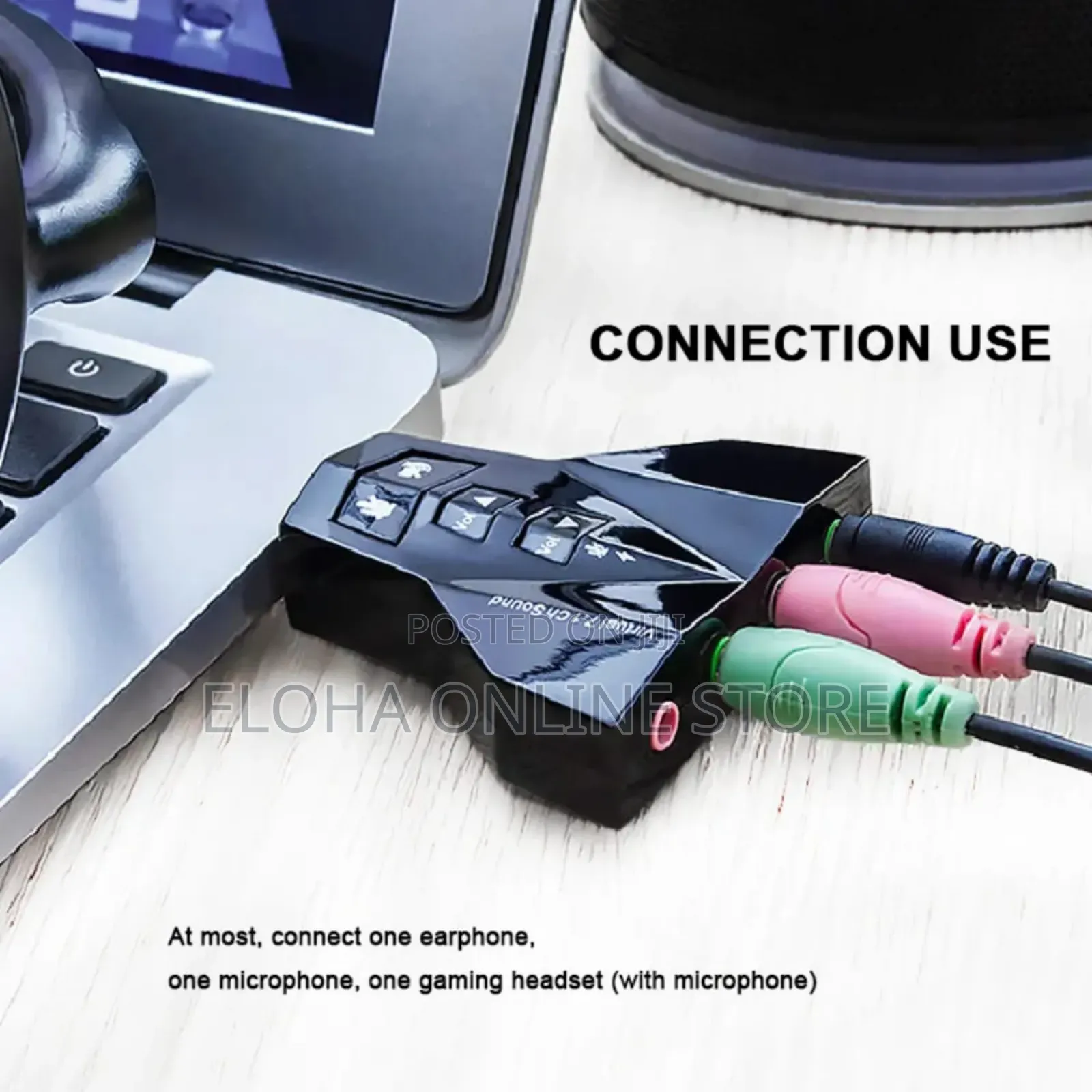 Double Sound Card Virtual 7.1 Usb Adapter