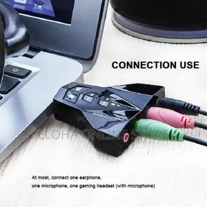 Double Sound Card Virtual 7.1 Usb Adapter