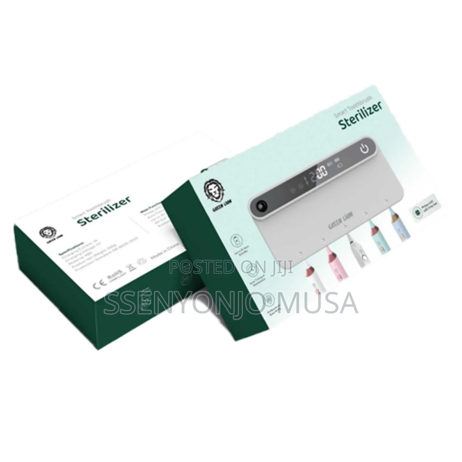 Green Lion Smart Toothbrush Sterilizer - 99.9% Antibacterial