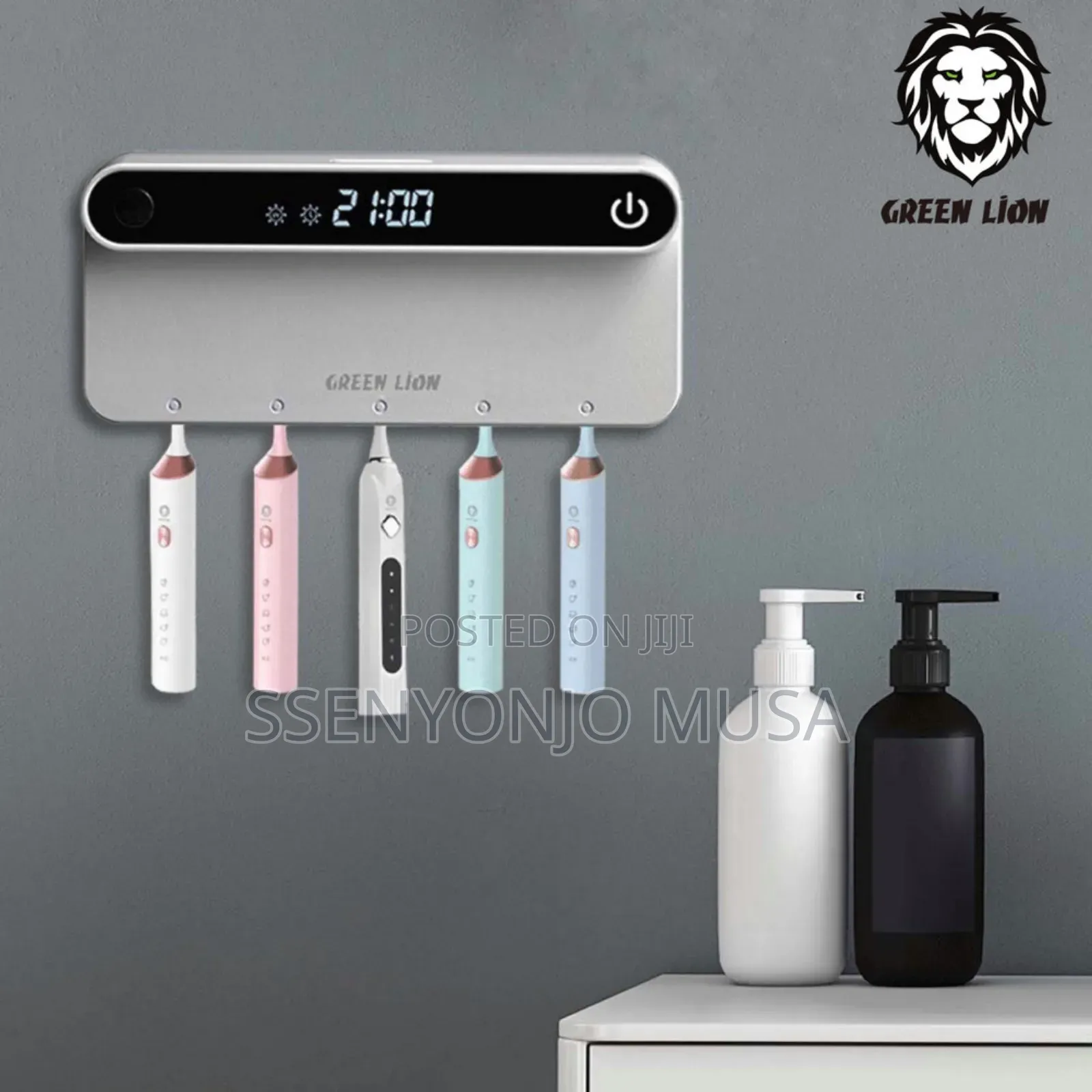 Green Lion Smart Toothbrush Sterilizer - 99.9% Antibacterial