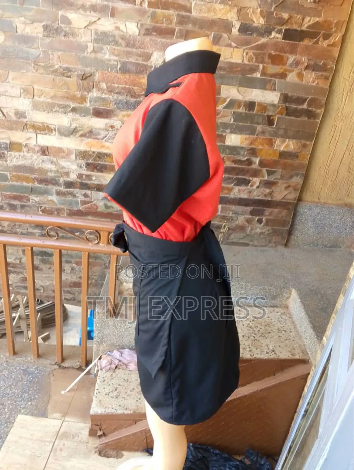 Customised Bar Waitress Uniforms [ Shirt+ Skirt+Apron]