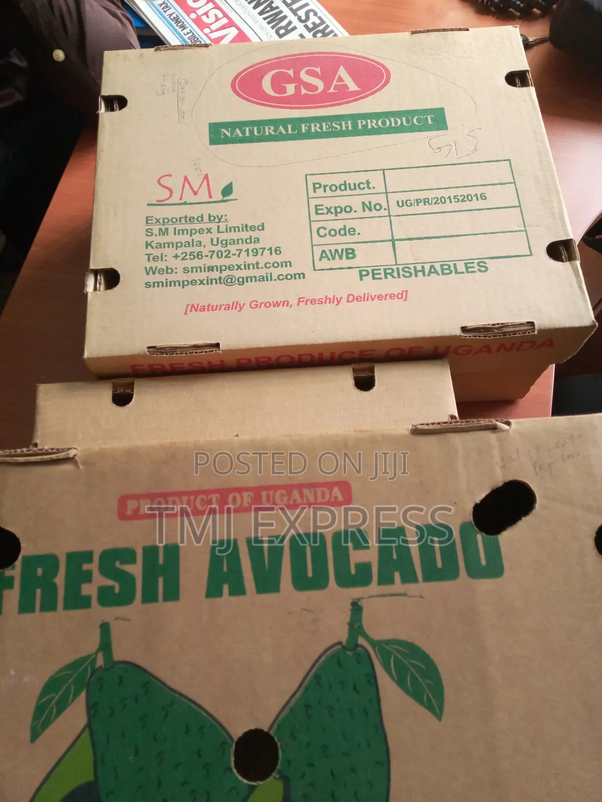 Vegetables and Fruit Export Boxes