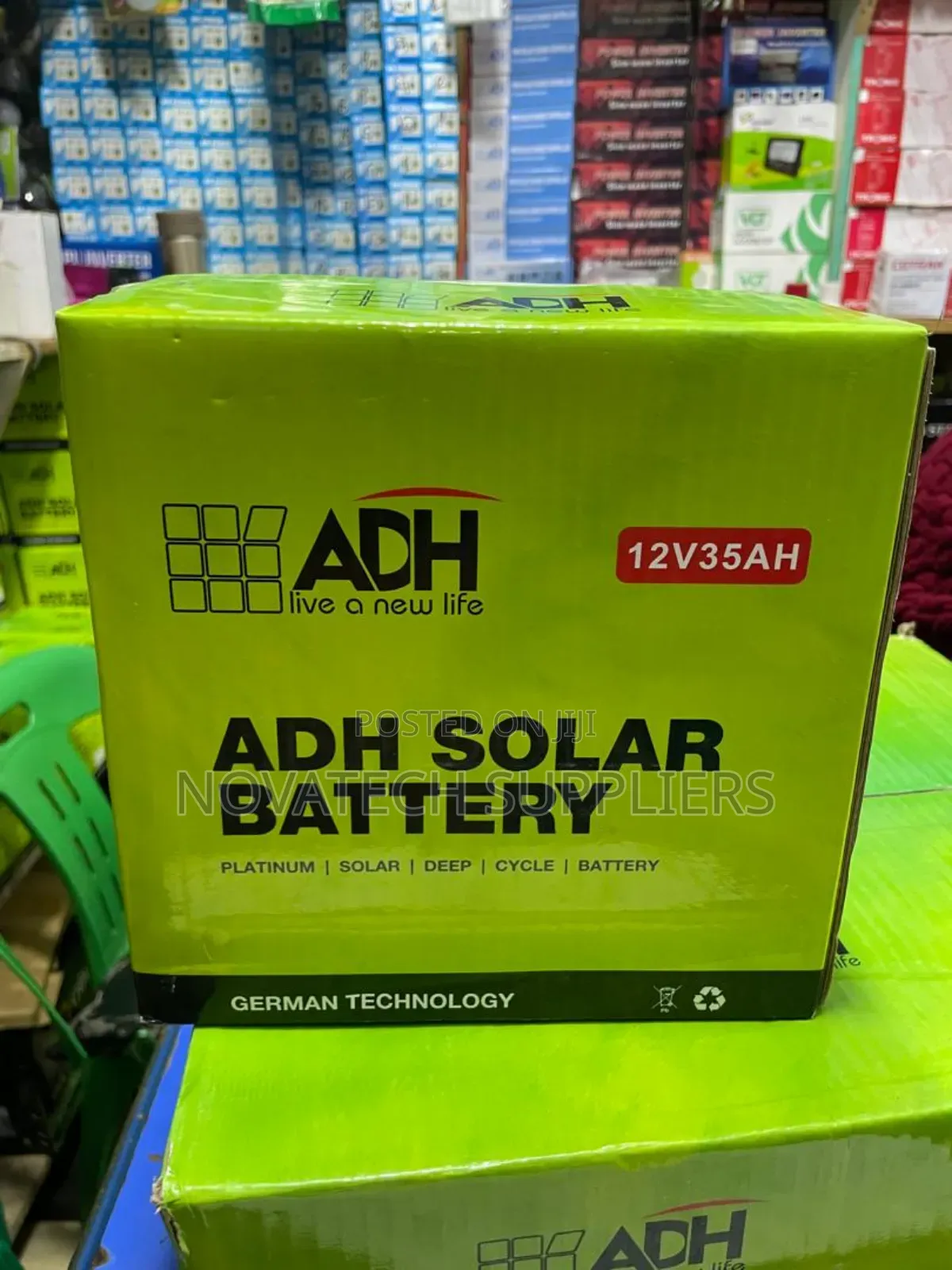 35ah German Technology Adh Solar Powder Battery Hehn
