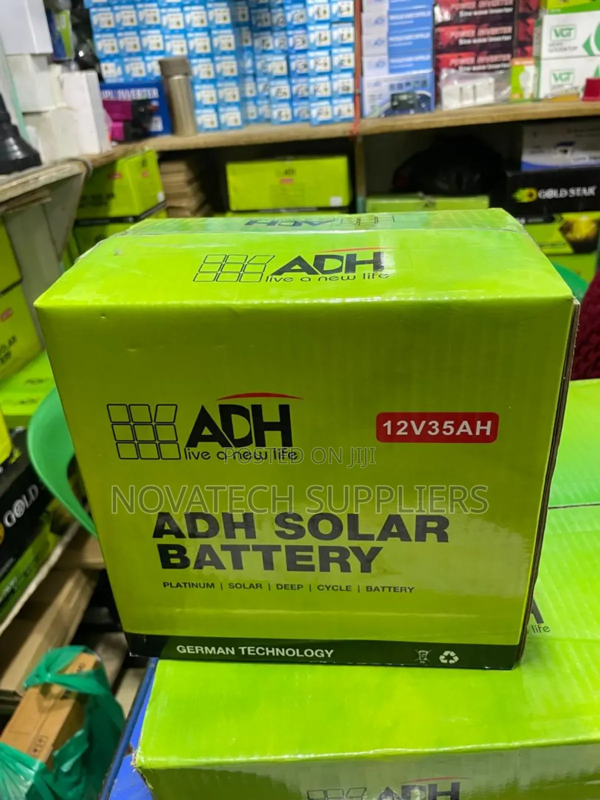 35ah German Technology Adh Solar Powder Battery Vauk
