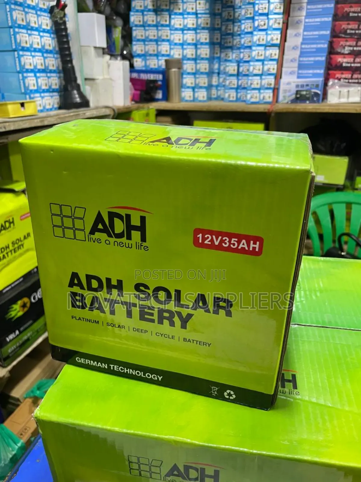 35ah German Technology Adh Solar Powder Battery Nakx