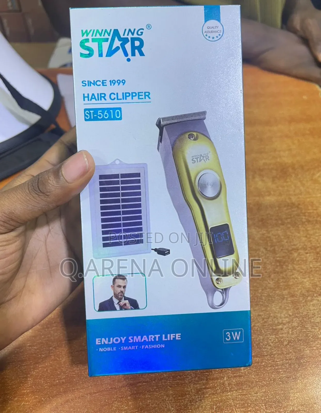 Solar Rechargeable Hair Clippers