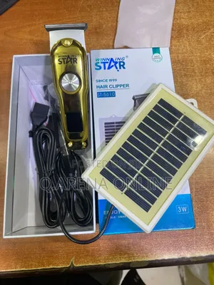 Solar Rechargeable Hair Clippers
