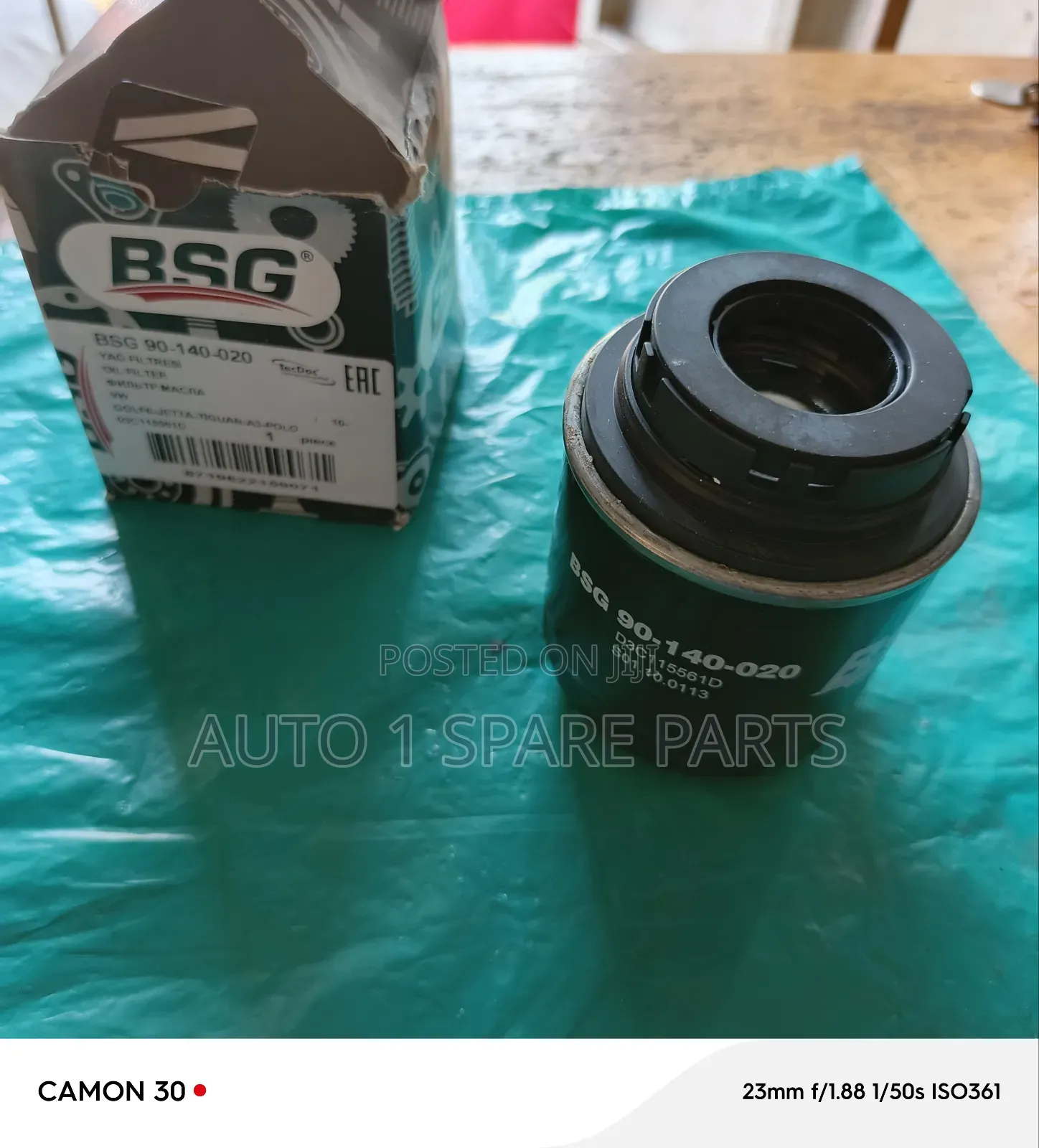 Oil Filter for Golf