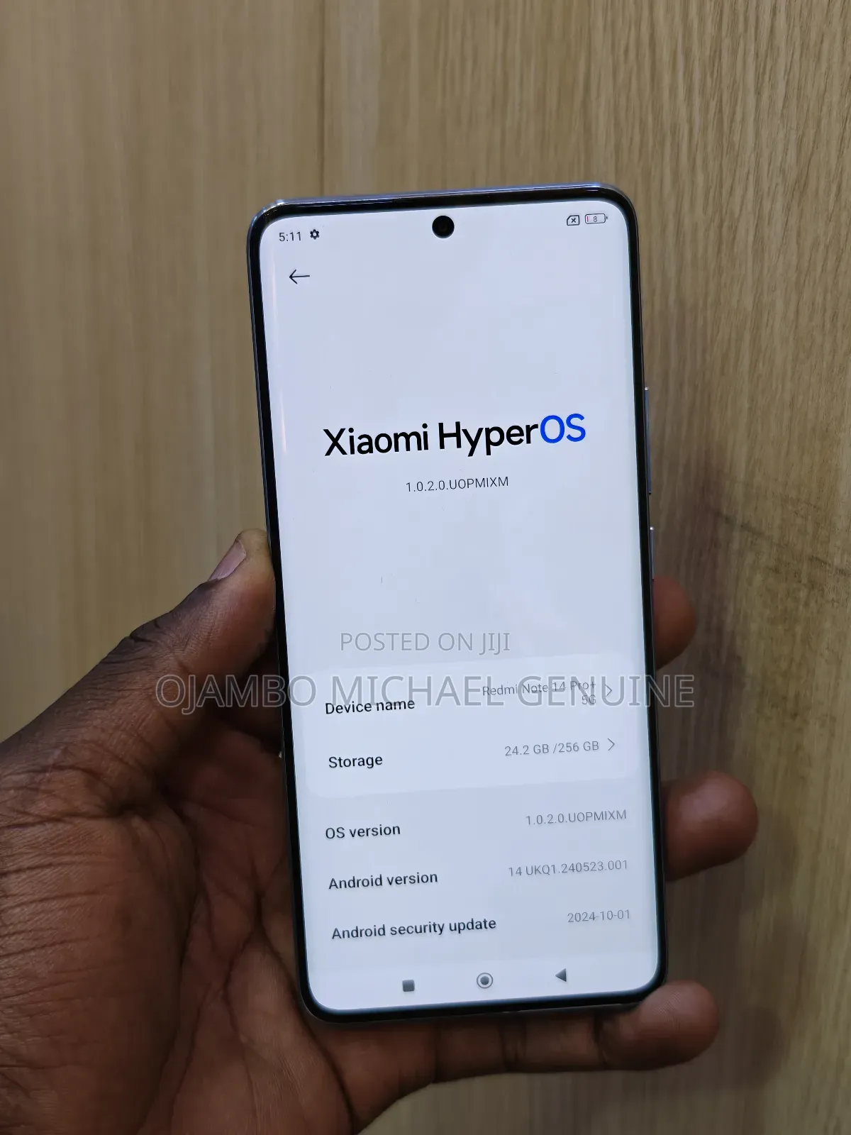 Xiaomi Redmi Note 14 Pro+ 5G 256 GB Silver