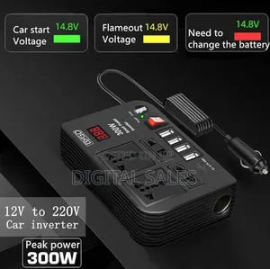 300w Car Power Inverter Dc To Ac 12v