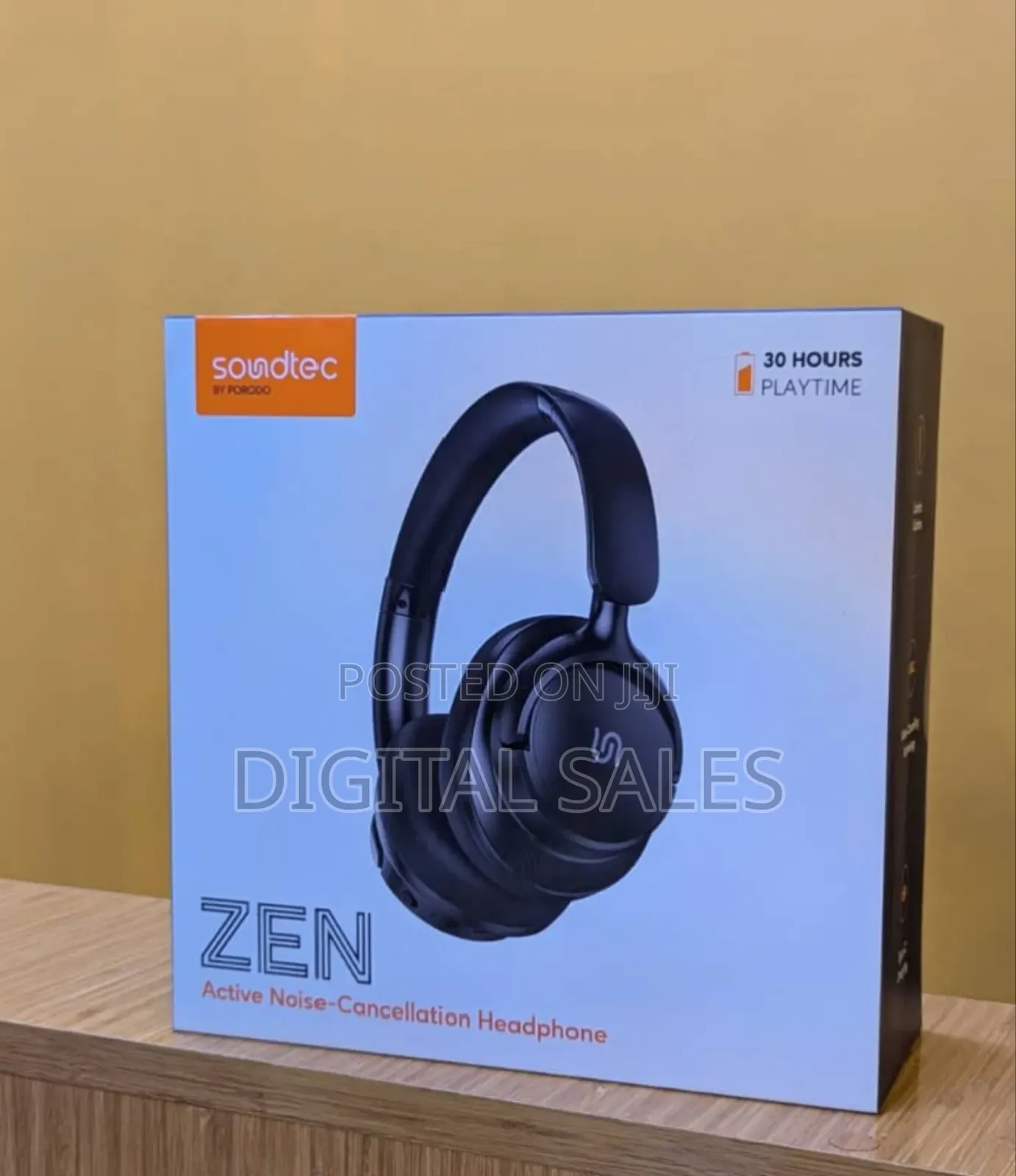 Porodo Soundtec Zen Active Noise- Cancellation Headphone