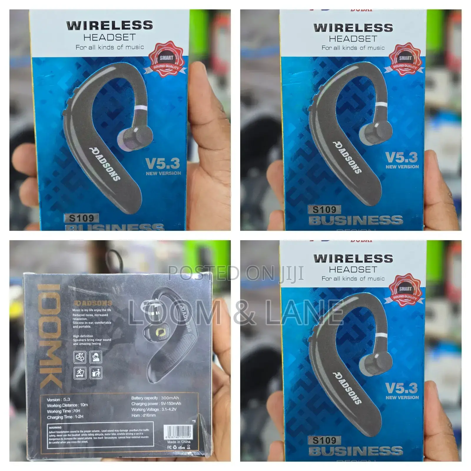 V5.3 Adsons Wireless Headset
