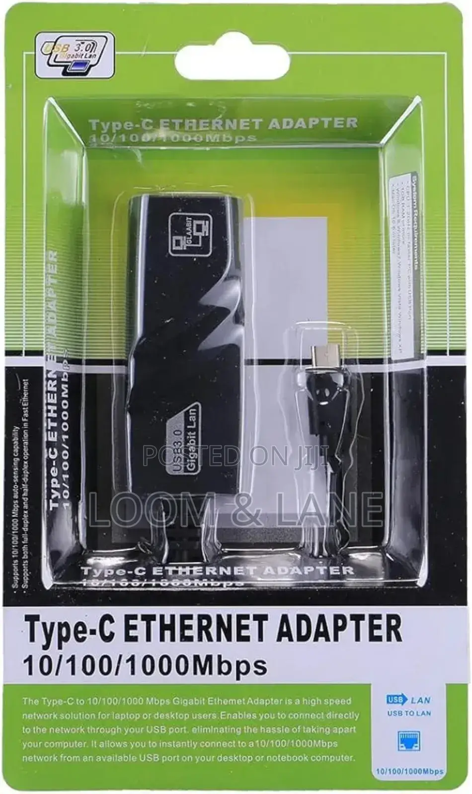 Type C Ethernet Adapter Usb 3.0