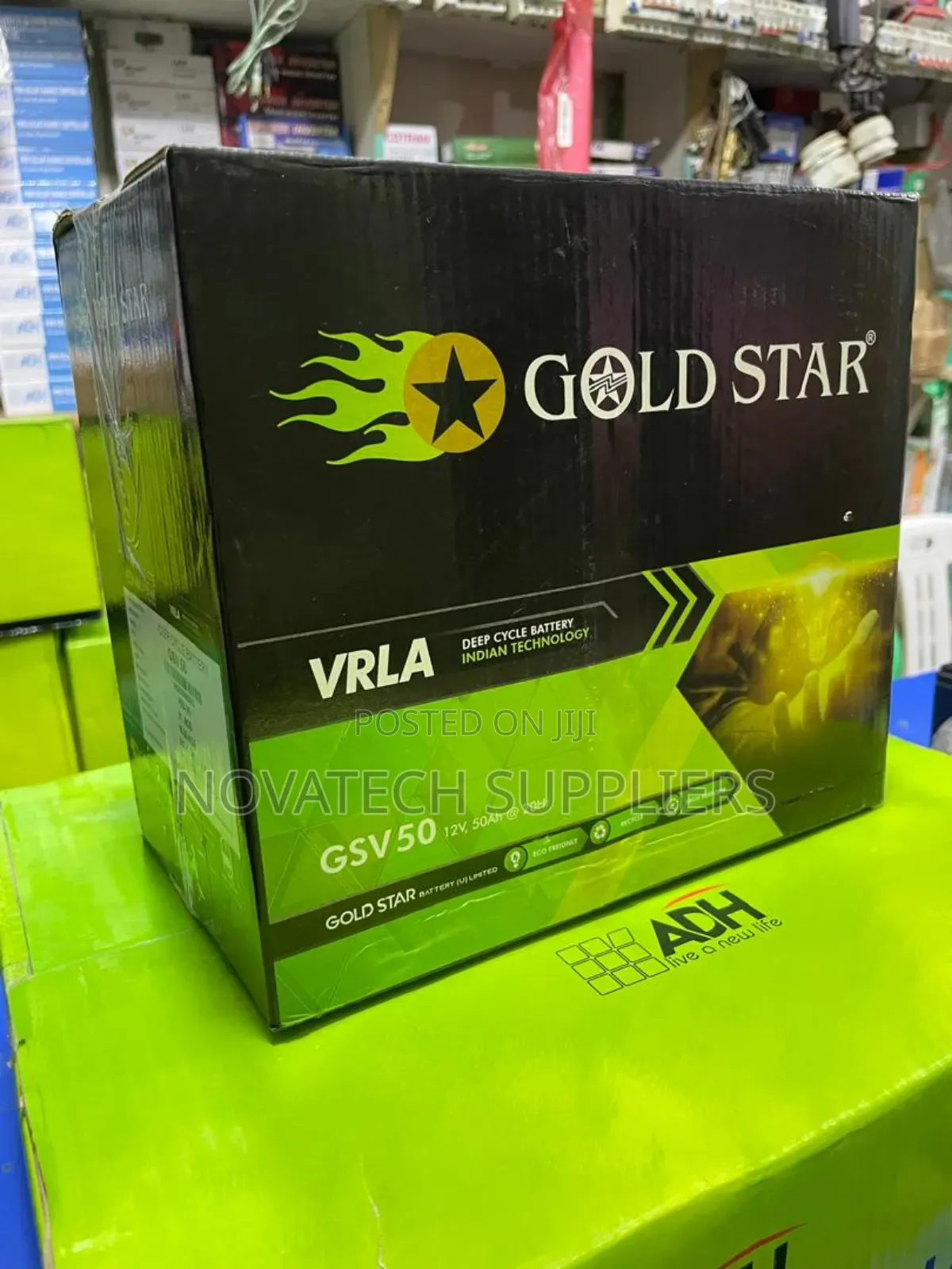 50 Ah Gold Star Solar Powder Battery