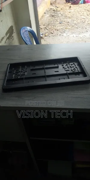 Black Number Plate Holders