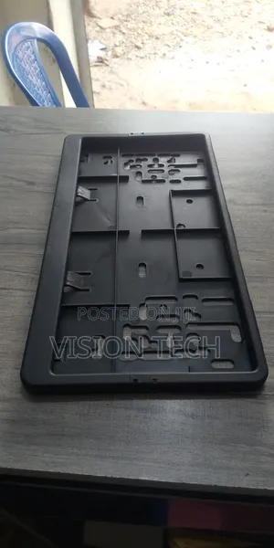 Black Number Plate Holders