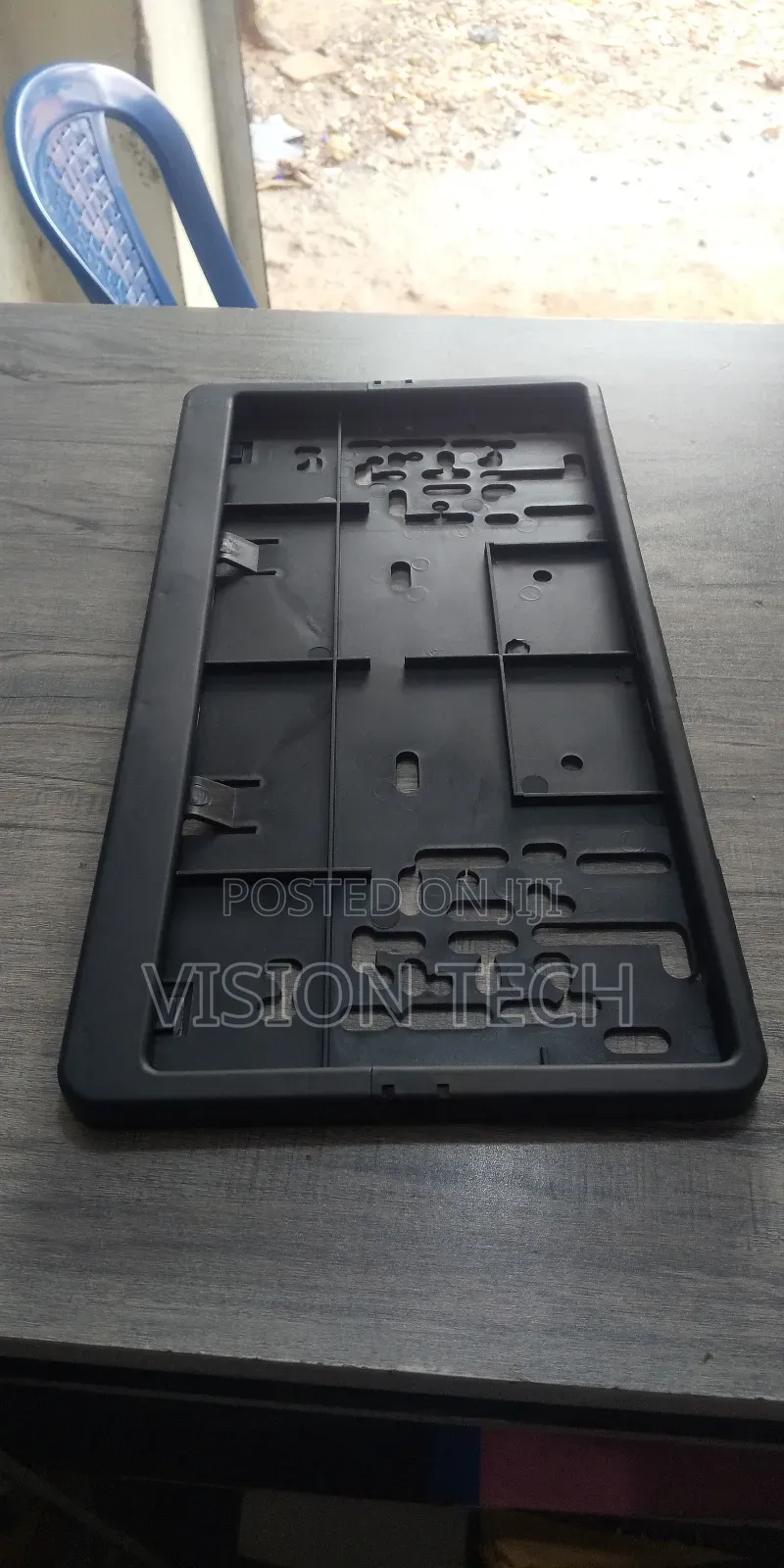 Black Number Plate Holders