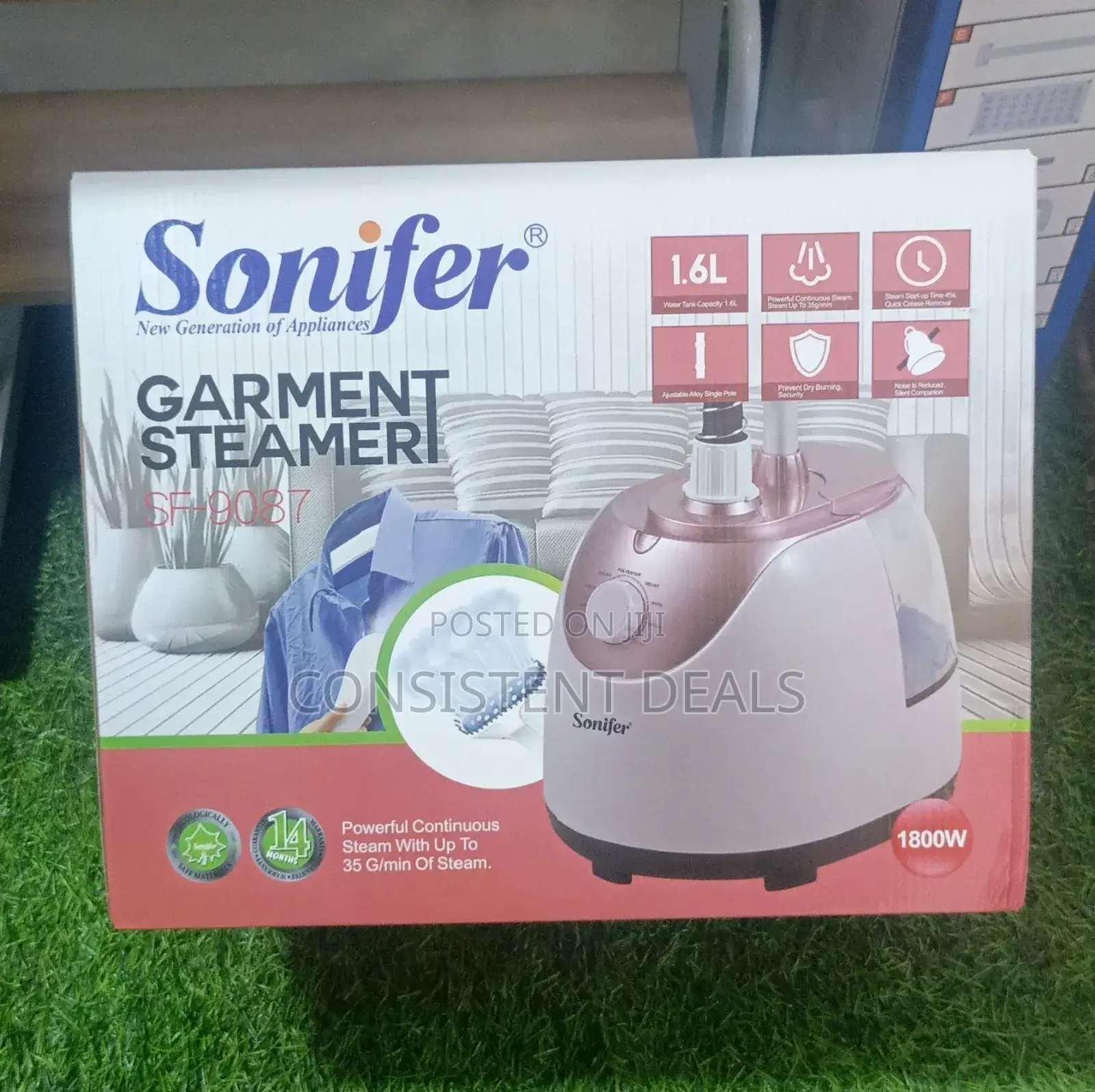 Sonifer Sf-9087 1.6l Garment Steamer
