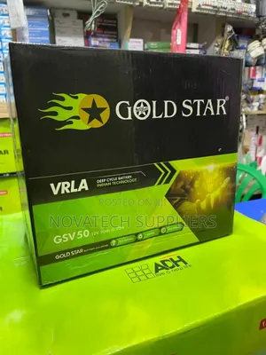 50ah Gold Star Solar Powder Battery Casp