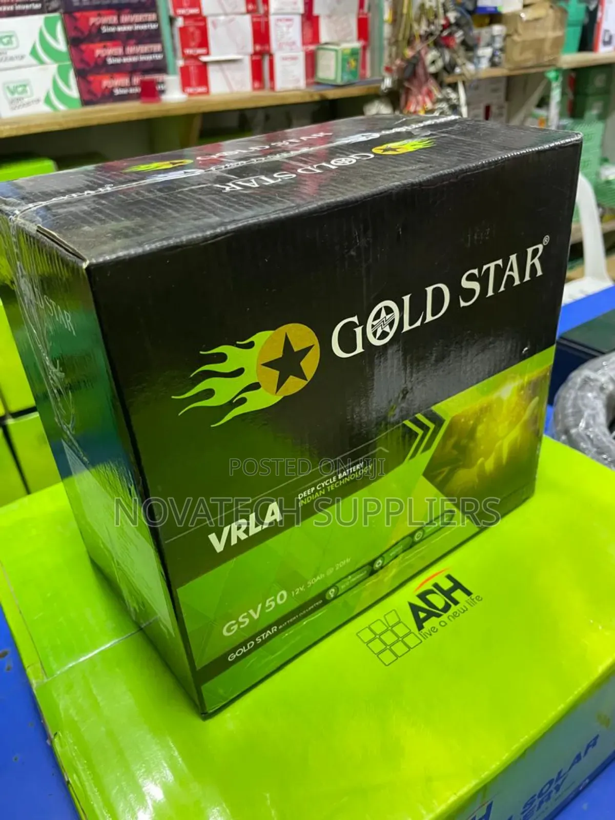 50 Ah Gold Star Vrla Solar Battery Melb