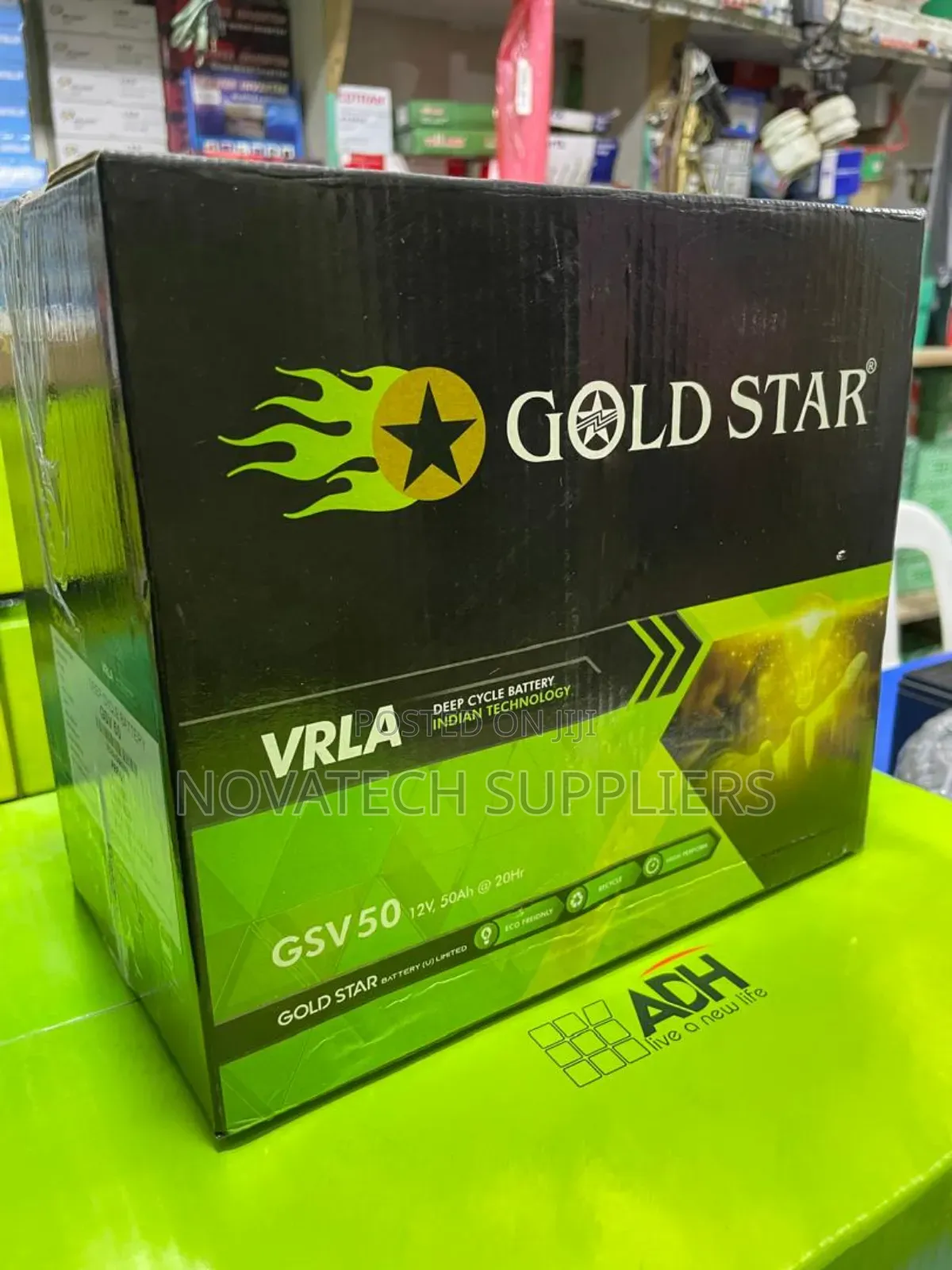 50 Ah Gold Star Vrla Solar Battery Zepk