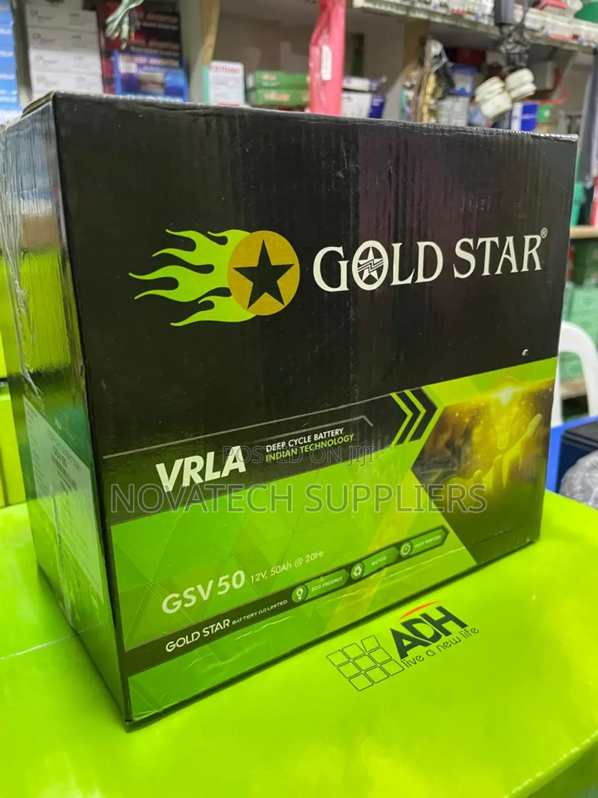 50 Ah Gold Star Vrla Solar Battery Kuwa