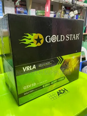 50 Ah Gold Star Vrla Solar Battery Kuwa