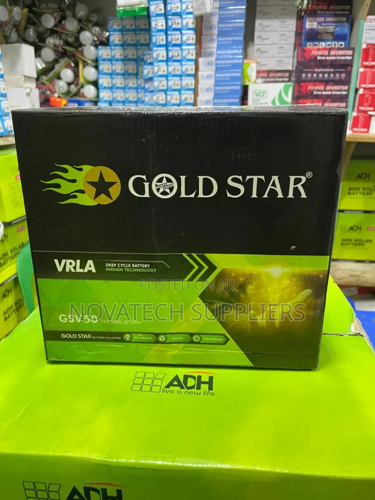 50 Ah Gold Star Vrla Solar Battery Mexv