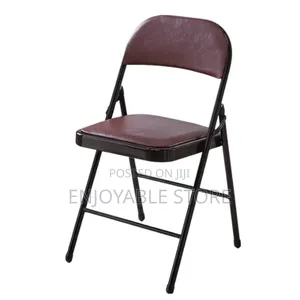 Imported Brown Foldable Leather Chair