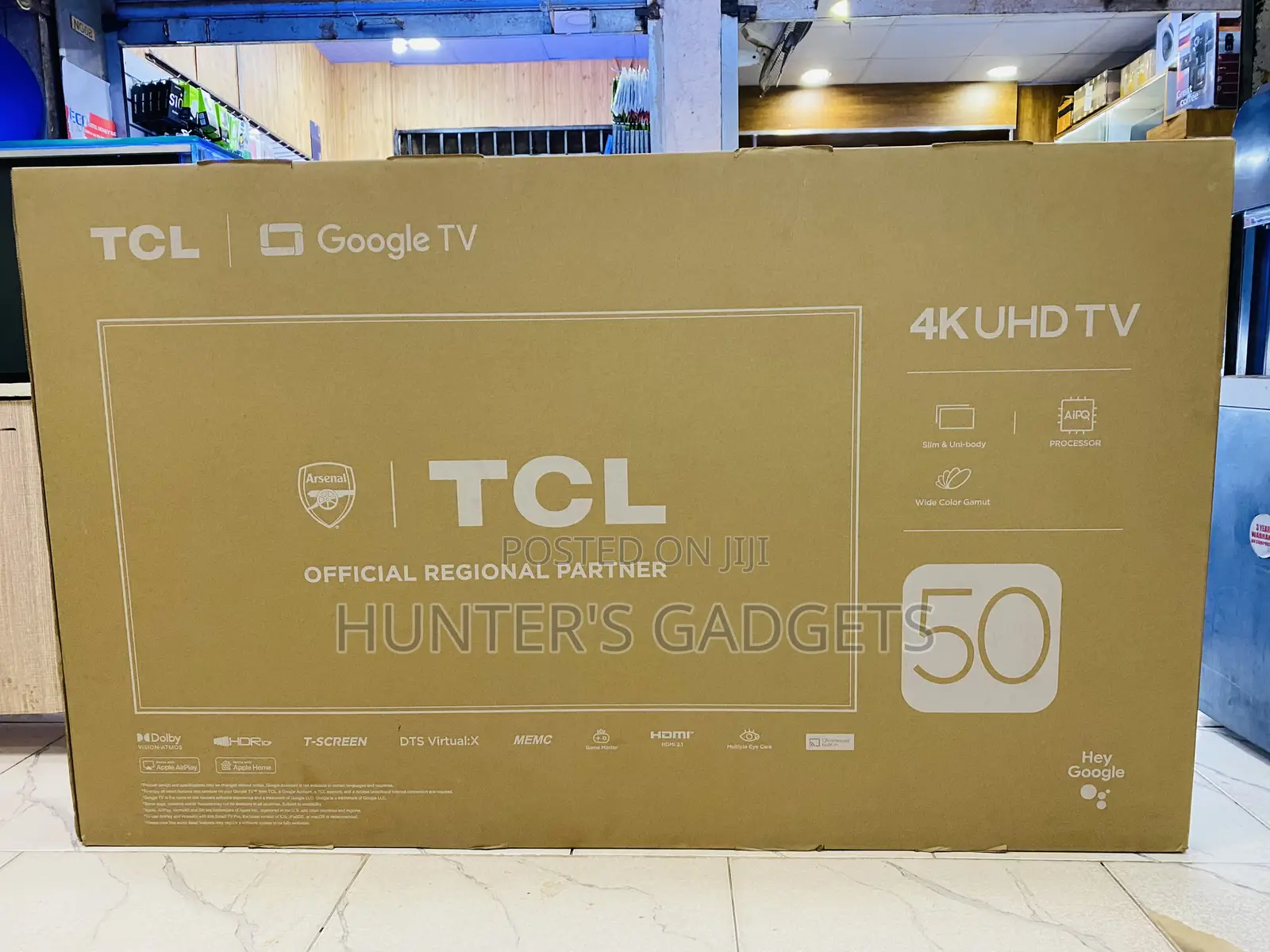 50 Inch TCL Smart Uhd Google Tv Brand New Box Seal