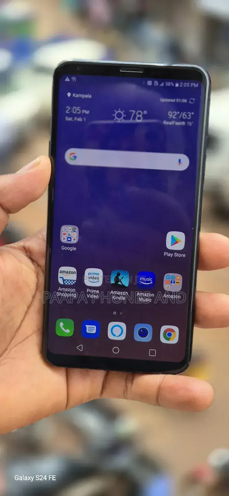 LG V35 ThinQ 64 GB Black