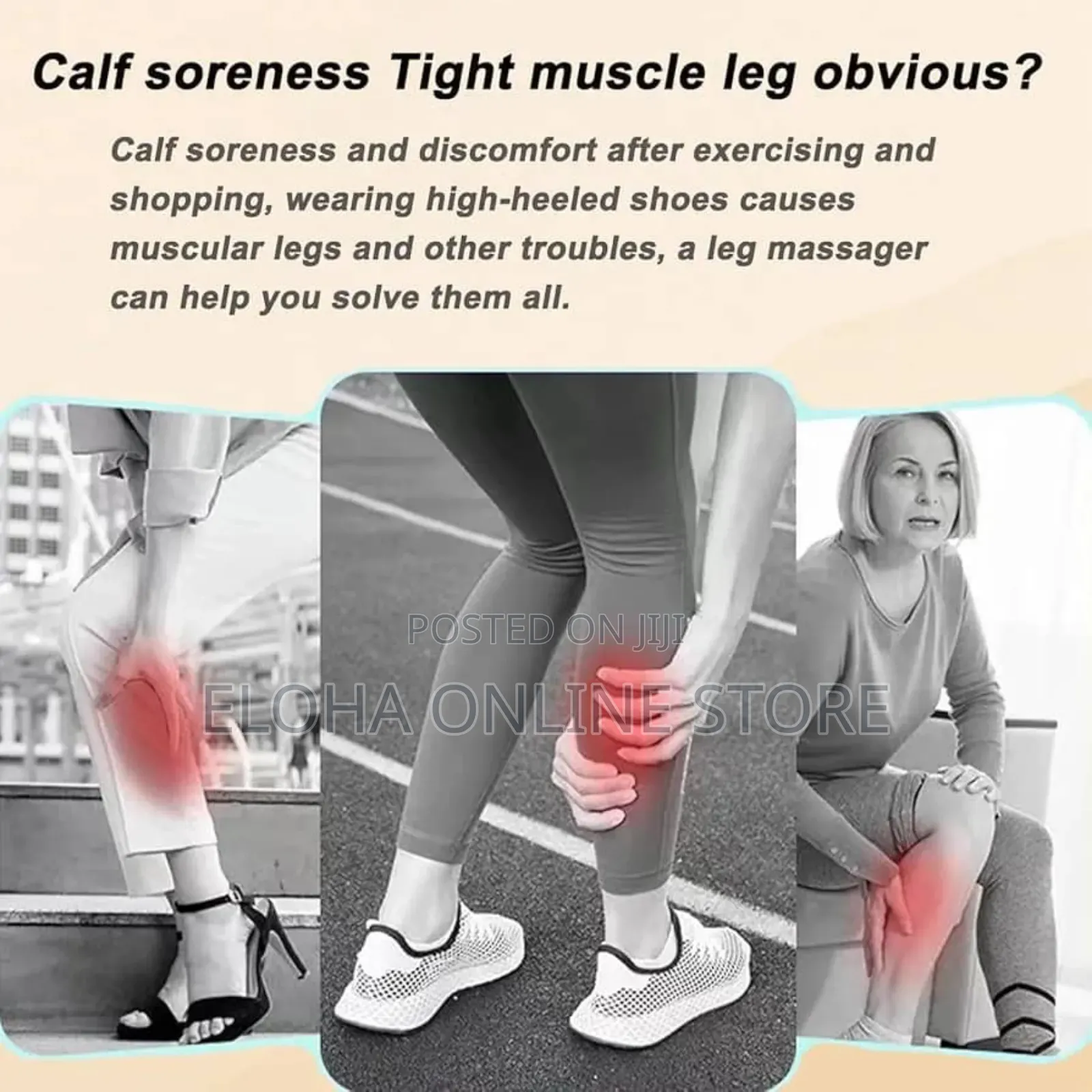 Rechargeable Calf/Led Massager