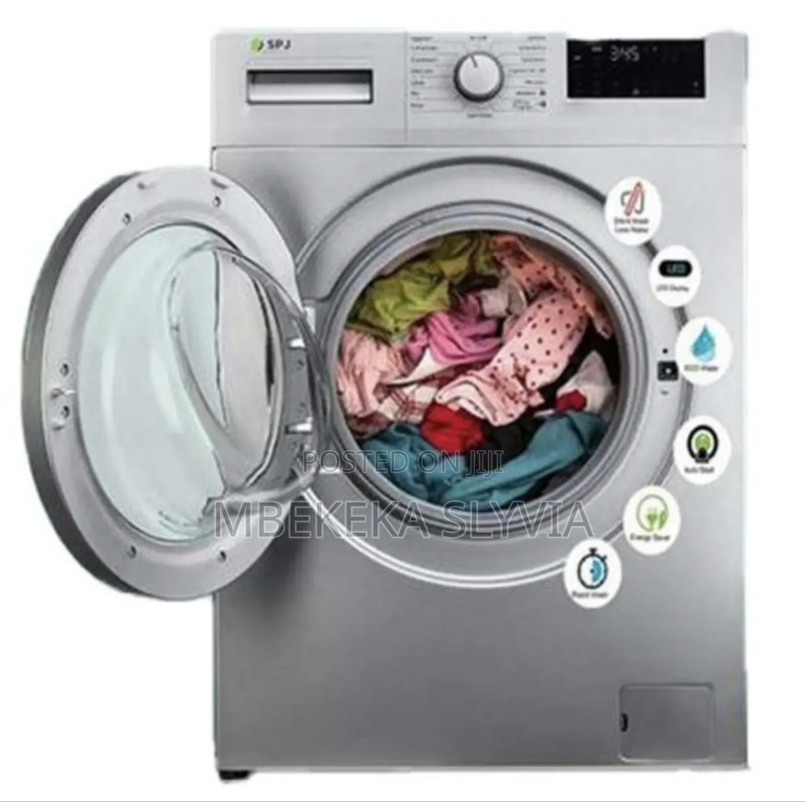 Washing Machine SPJ Frontloader /Automatic SPJ 10kg Machine