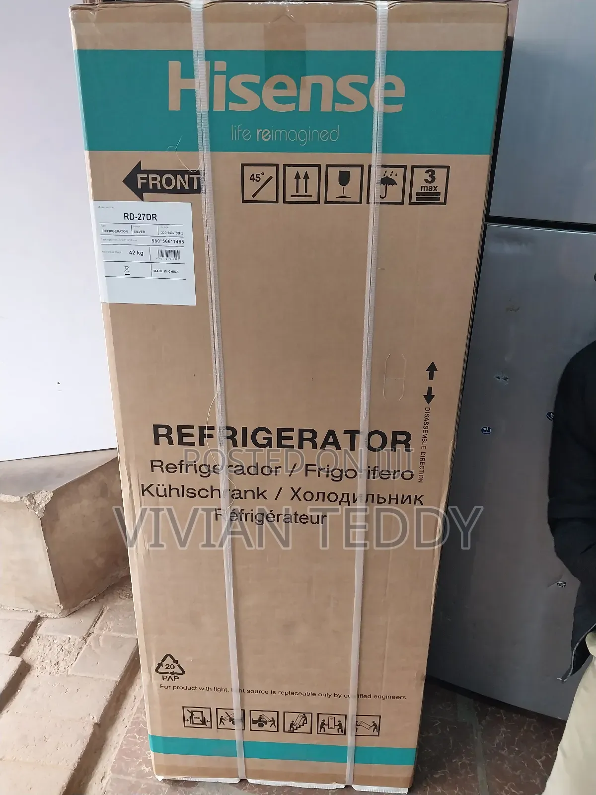 270l Hisense Fridge With Dispensor