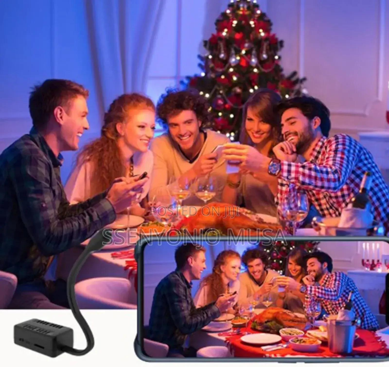 1080p Hd Wi-fi Spy Security Camera - 145° Wide Angle