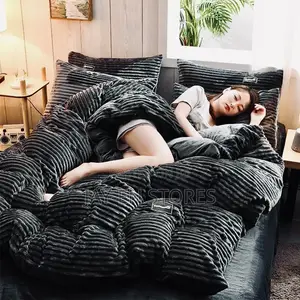 Black Coral Velvet Duvet Available