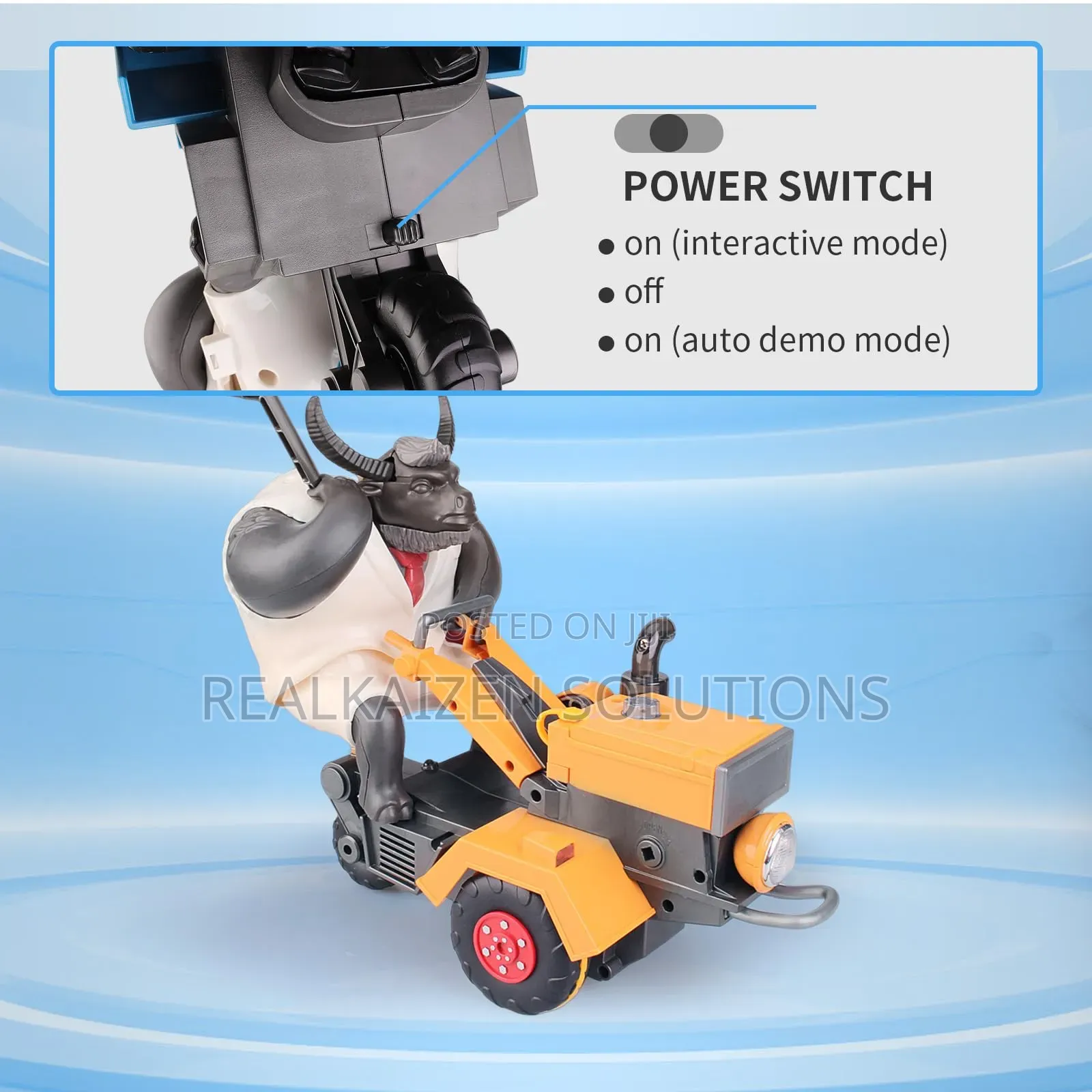Mr Cow Power Electric Hand Cultivator Tractor Kids Toy