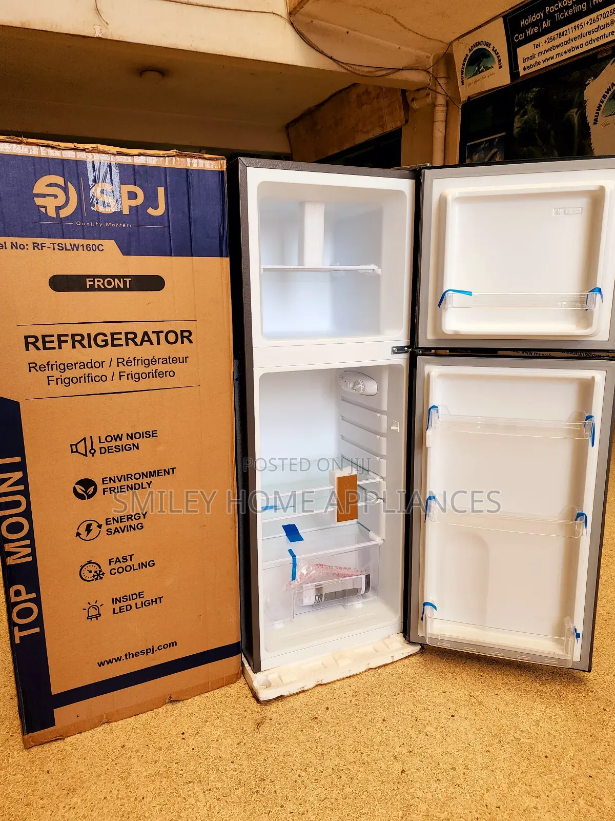 SPJ 160ltrs Hisense Double Door Refrigerator