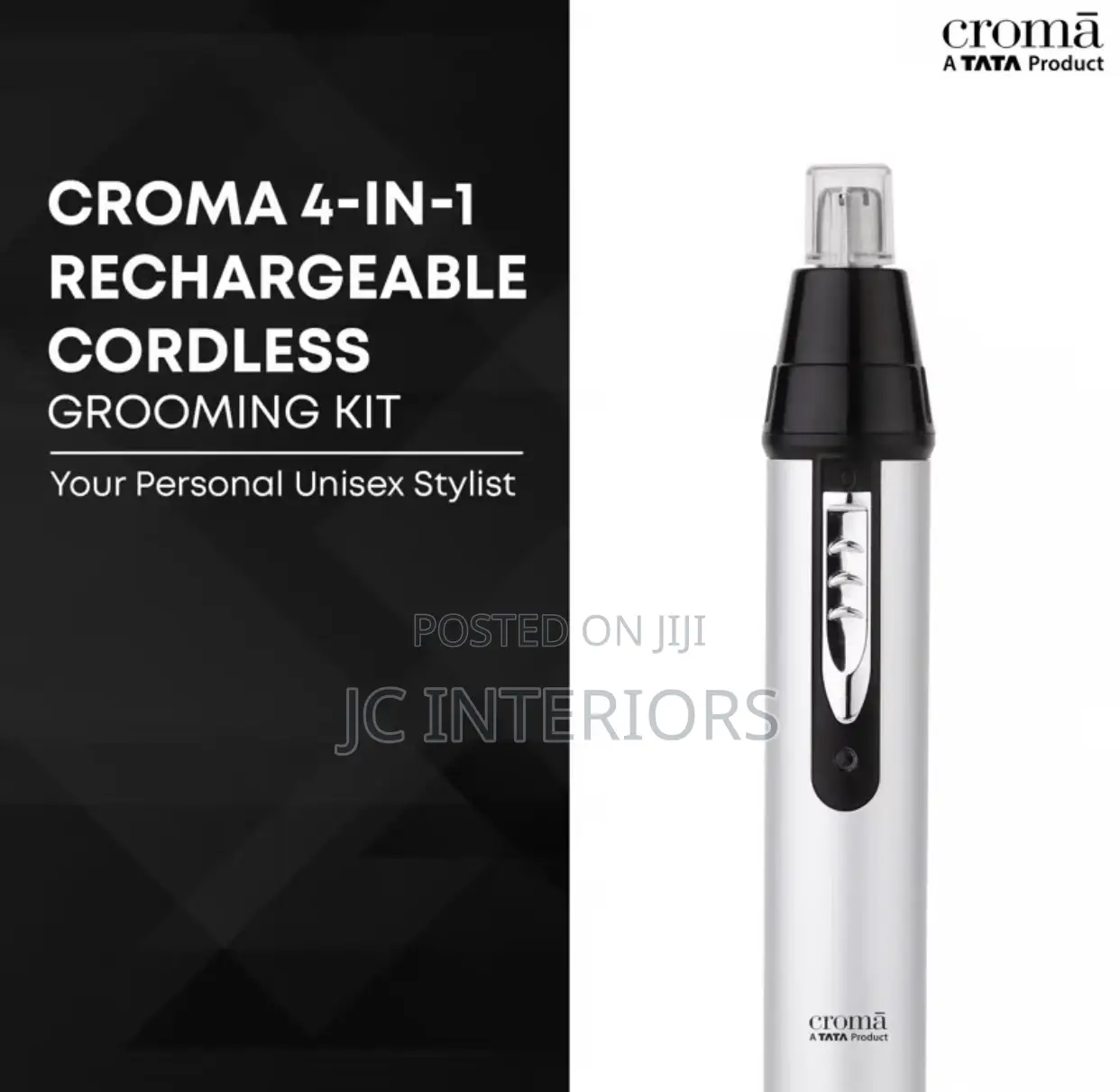 Croma 4-in-1 Rechargeable Cordless Grooming Kit