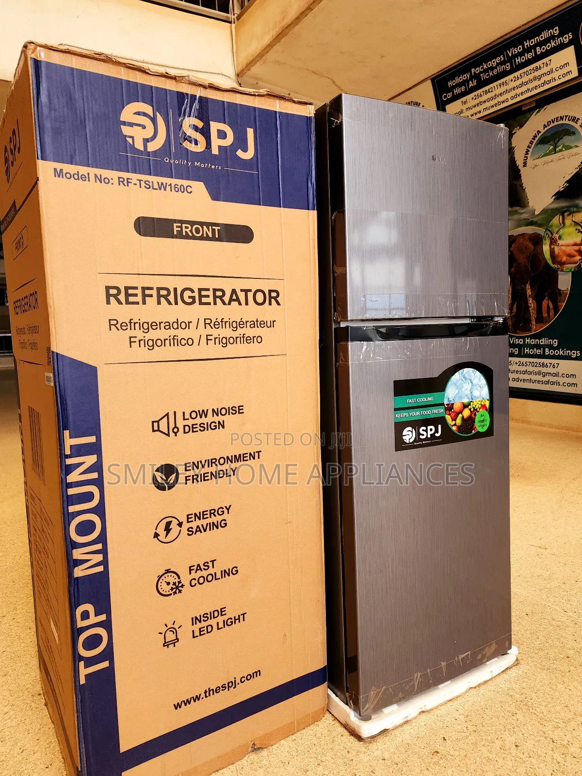 New Imported SPJ Double Door Fridge 160ltrs With Warranty