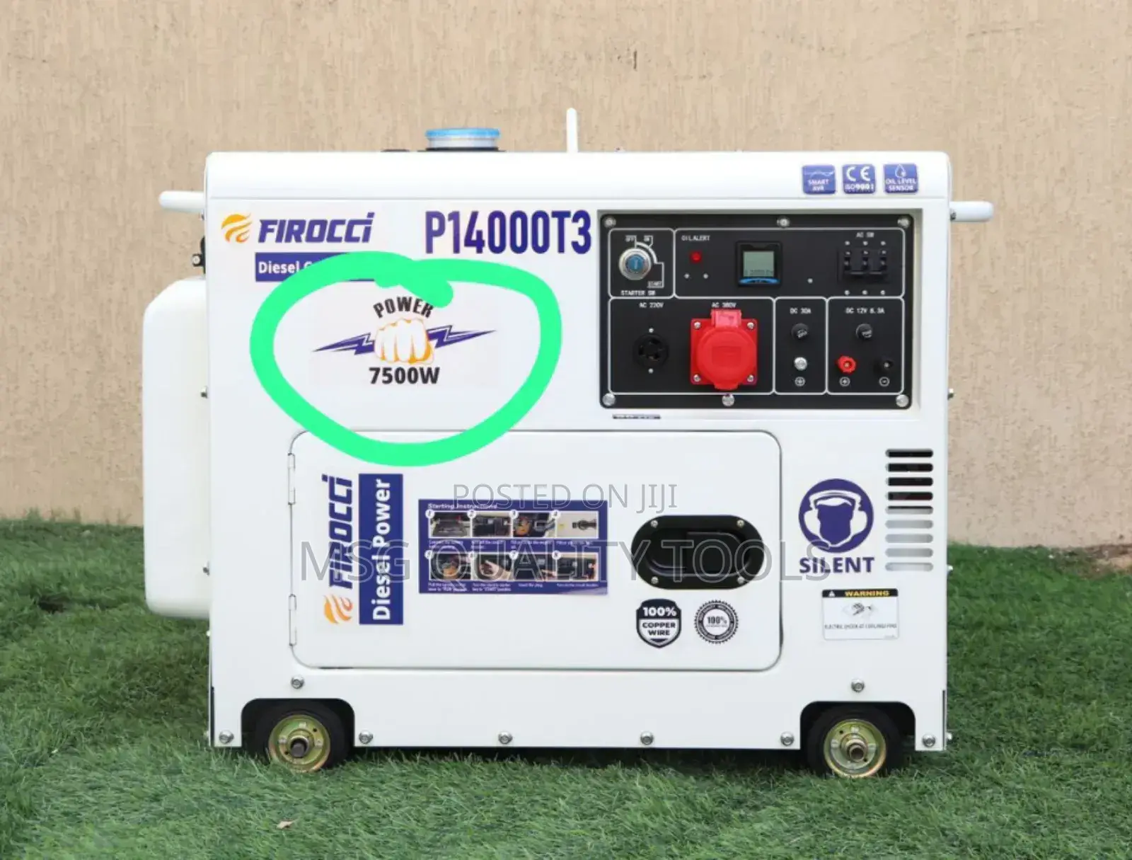Silent Generator 7kw Fir