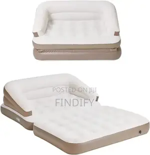 2 In1 Portable Folding Inflatable Sofa Air Mattress Sofa Bed