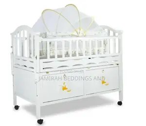 2in1 Wooden Baby Bed