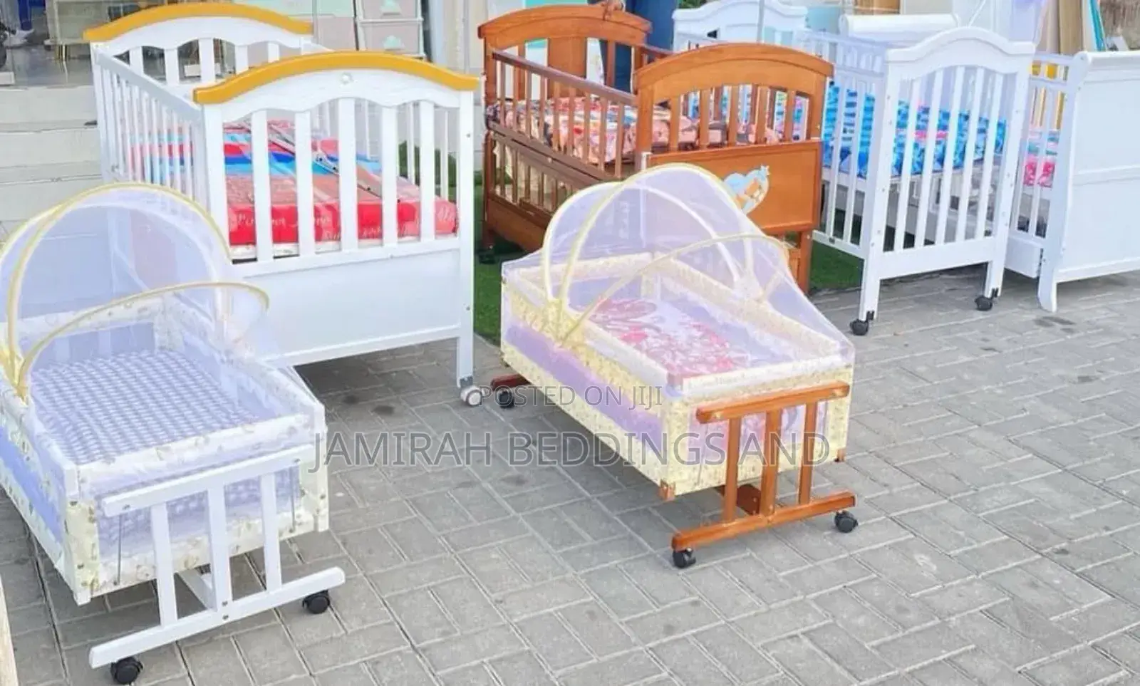2in1 Wooden Baby Bed